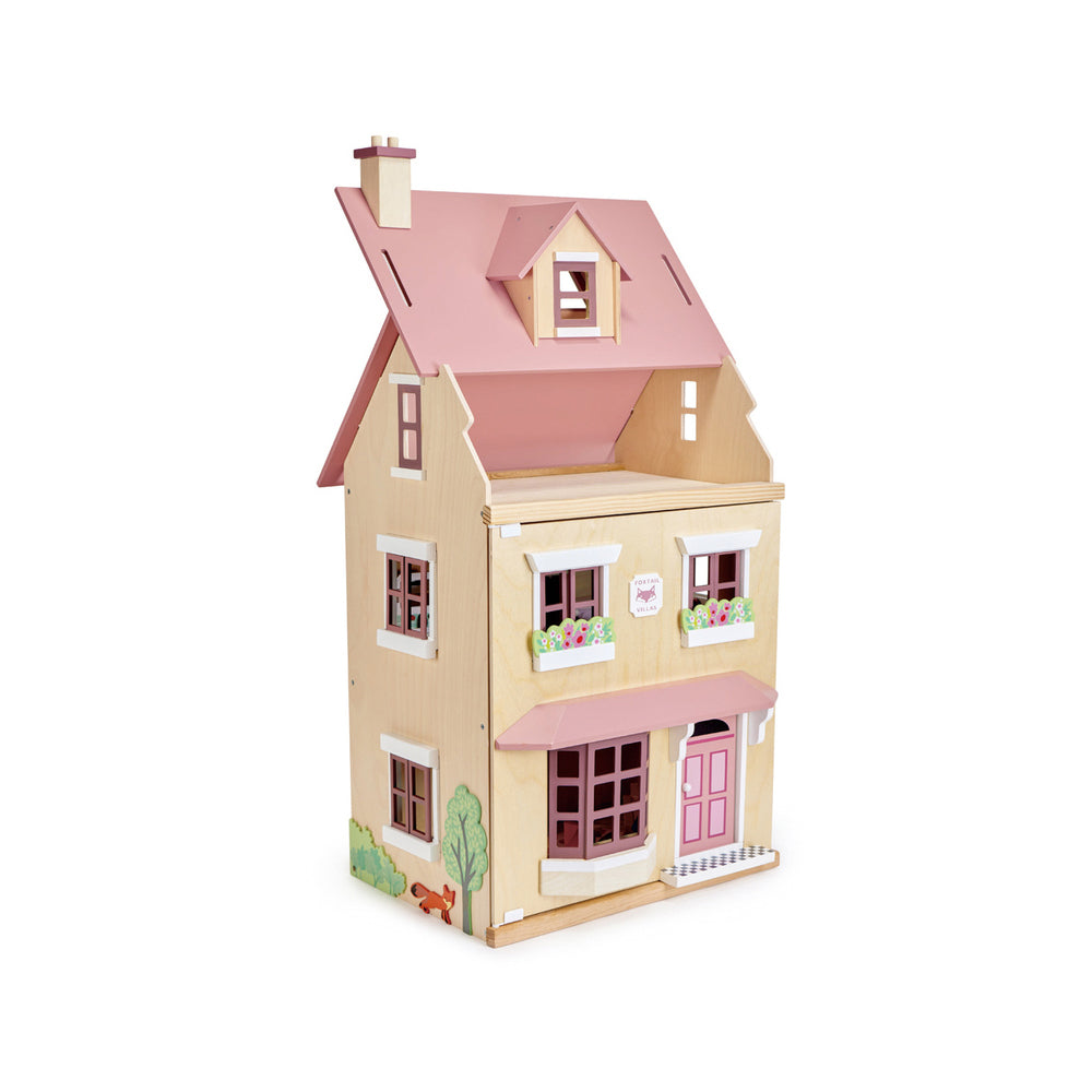 Tender Leaf Toys Redesigned Foxtail Villa 44x71cm Wooden Toy 3y+