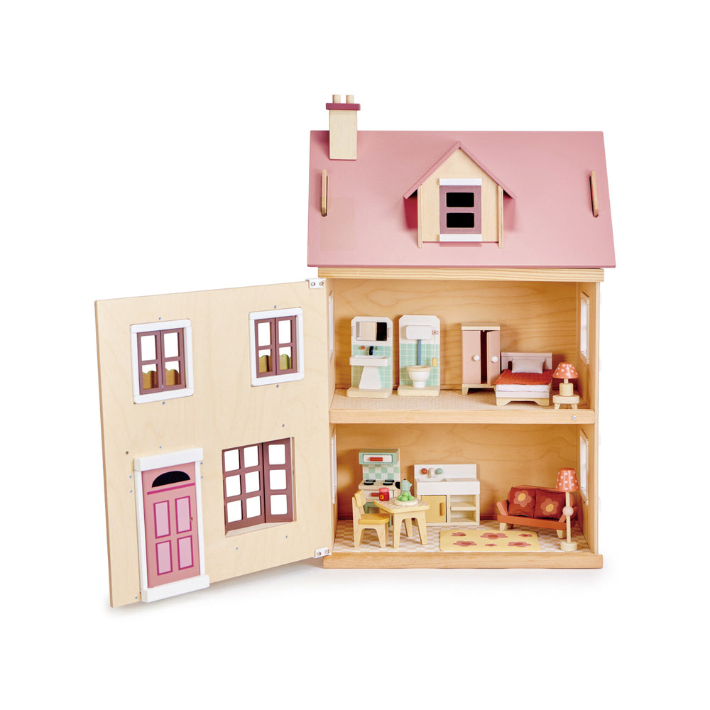 Tender Leaf Toys Redesigned Foxtail Villa 44x71cm Wooden Toy 3y+