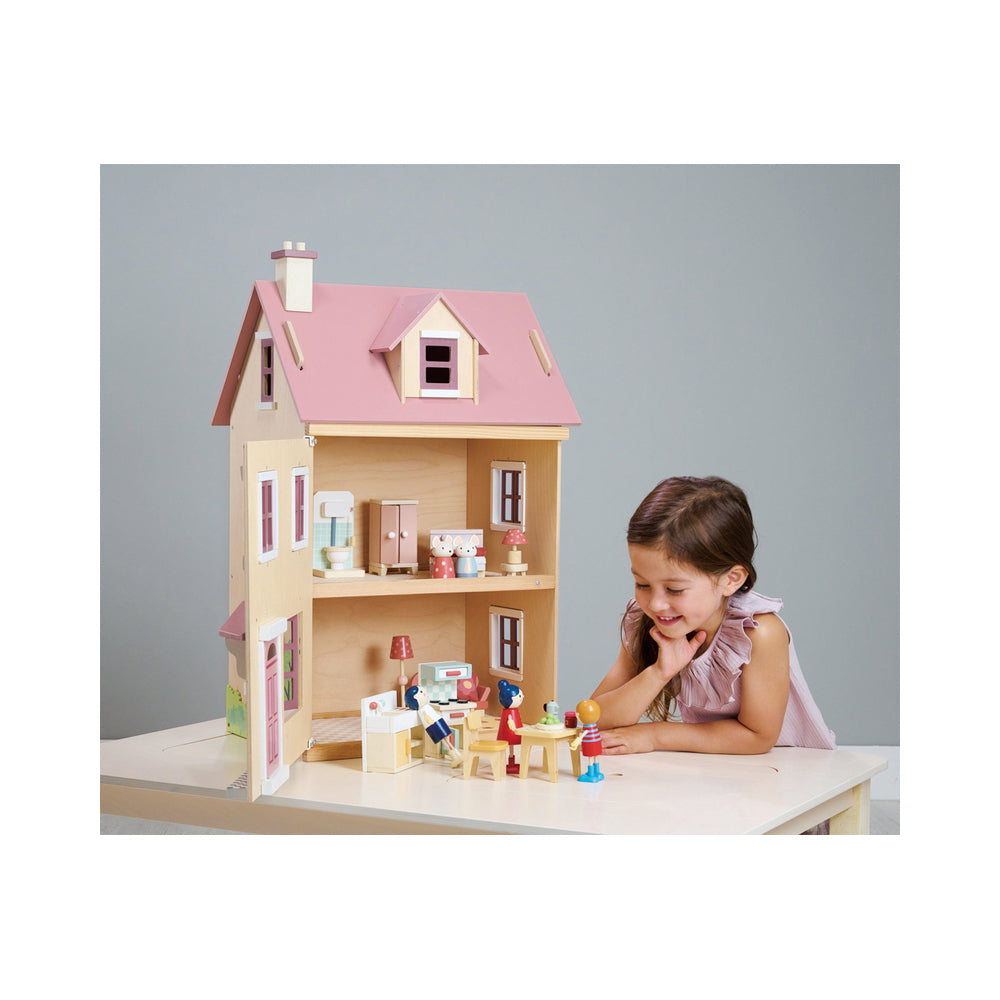 Tender Leaf Toys Redesigned Foxtail Villa 44x71cm Wooden Toy 3y+