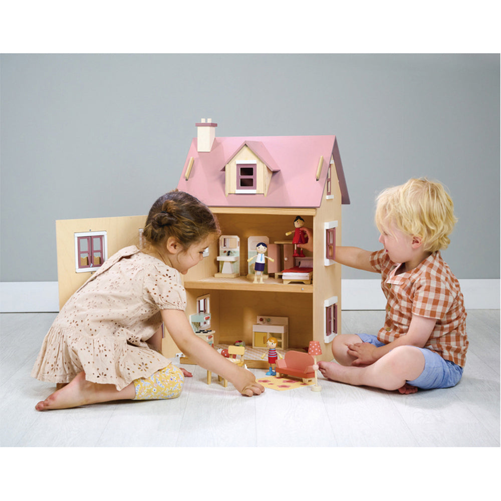 Tender Leaf Toys Redesigned Foxtail Villa 44x71cm Wooden Toy 3y+