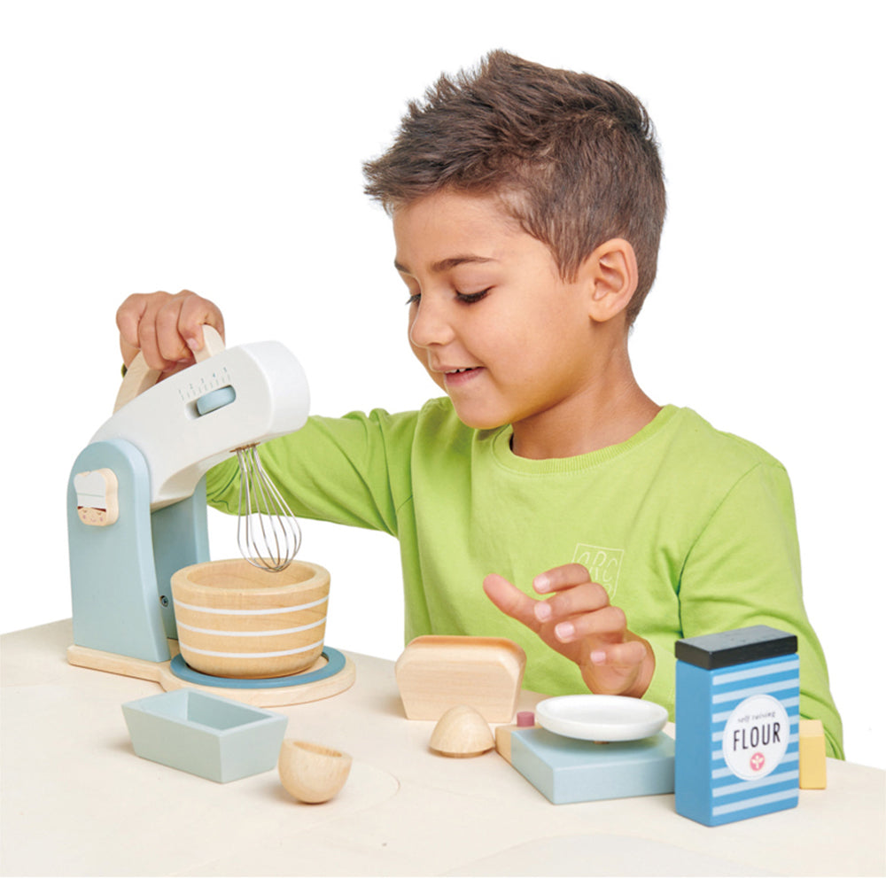 Tender Leaf Toys 28cm Home Baking Wooden Toy Set Kids 3y+