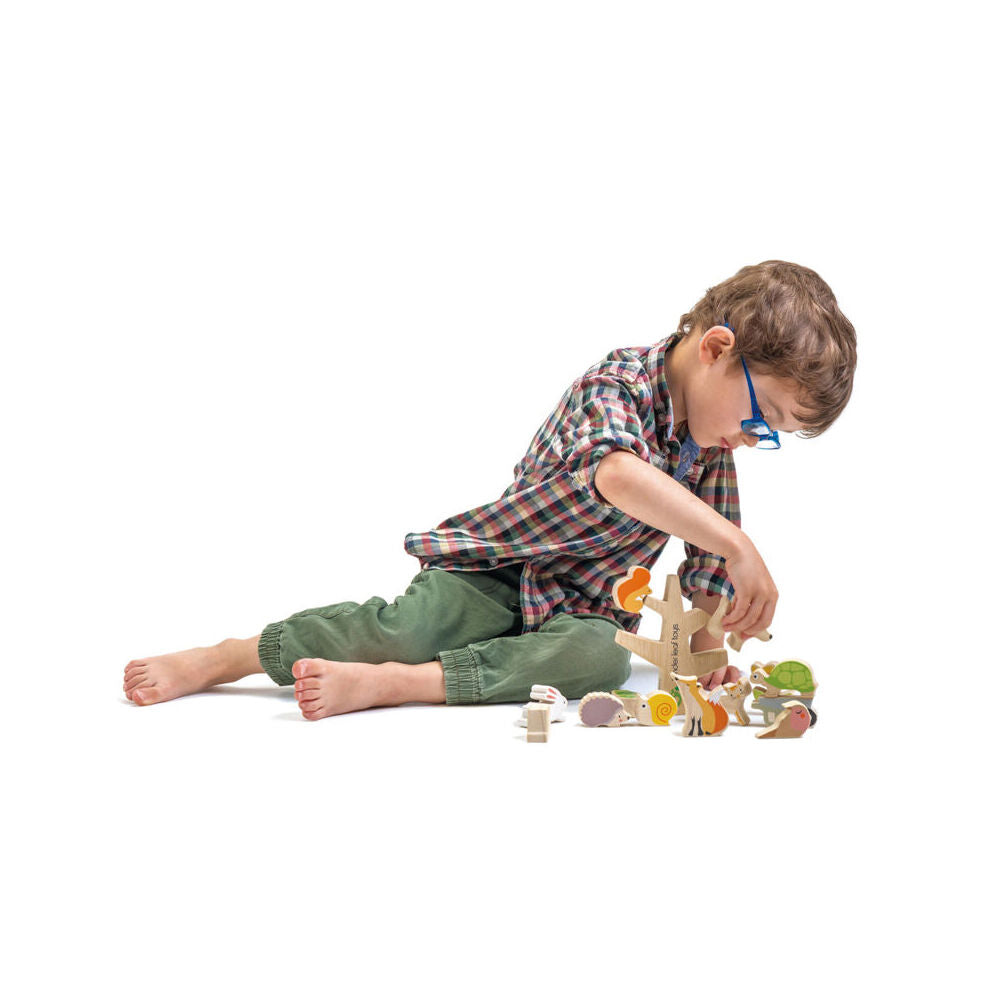 Tender Leaf Toys Stacking Garden Animal Friends Wooden Toy 18m+