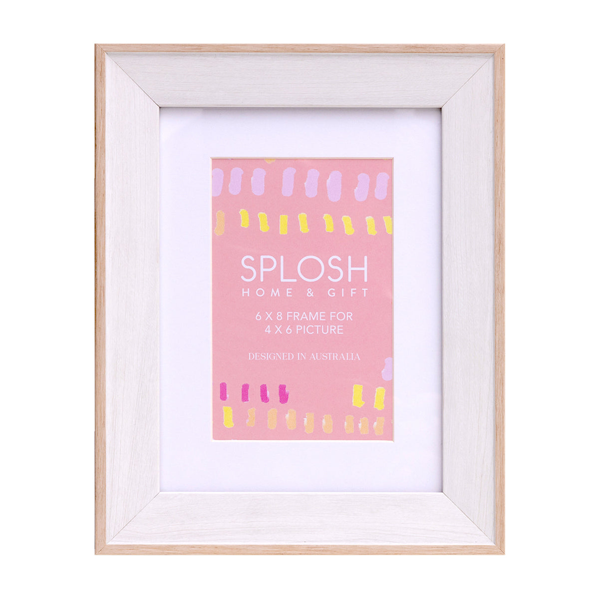 Splosh Talulah 4x6'' Wooden Frame Freestanding/Hanging
