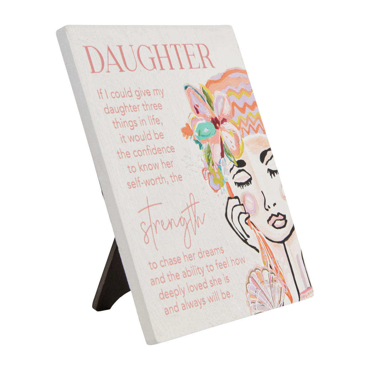 2PK Splosh Talulah Daughter Verse Hanging/Standing Home Decor 14cm