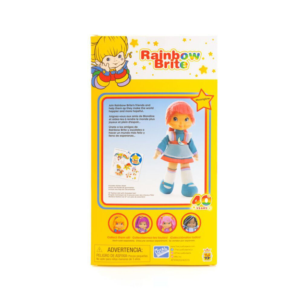 Rainbow Brite Moonglow SDCC 2024 Exclusive Retro 12in Doll Kids Toy 3y+