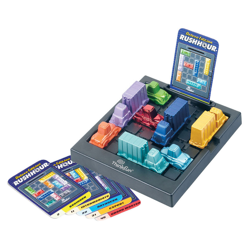 ThinkFun Rush Hour Deluxe Edition Logic and Problem Solving Game 8y+