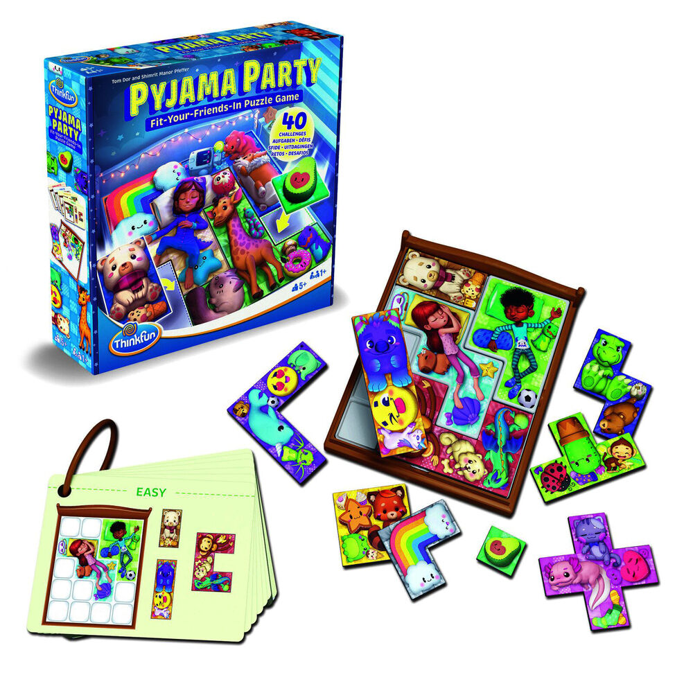 Thinkfun Pyjama Party Educational Preschooler Kids Challenge Game 5y+