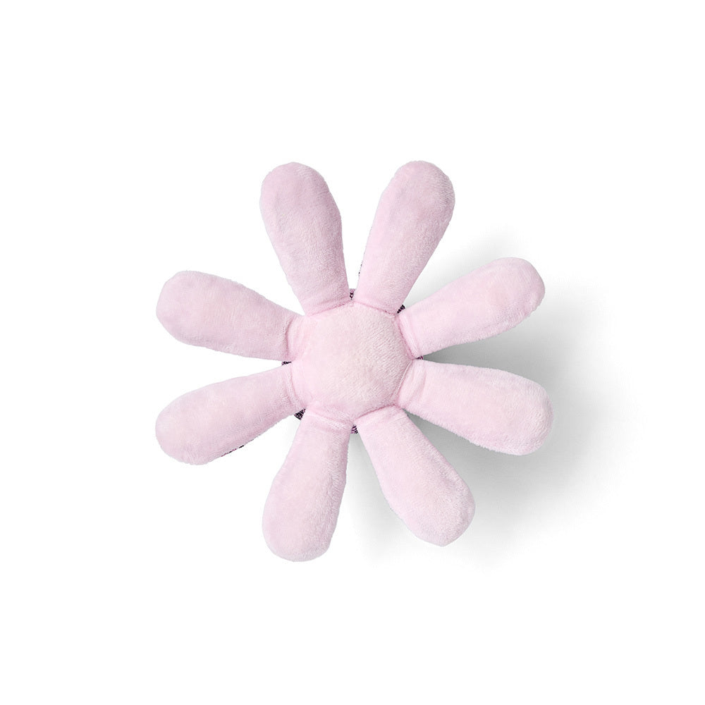 2x Gummi Pals Dog Toy Soft Plush Octopus Squeaker - Pink