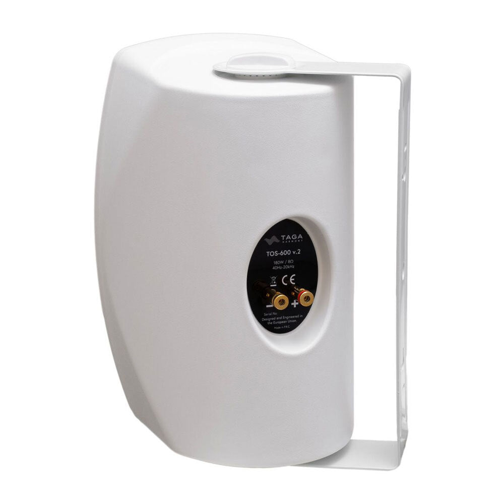 TAGA Harmony 6.5" 2-Way Outdoor-Indoor Speakers Pair - White