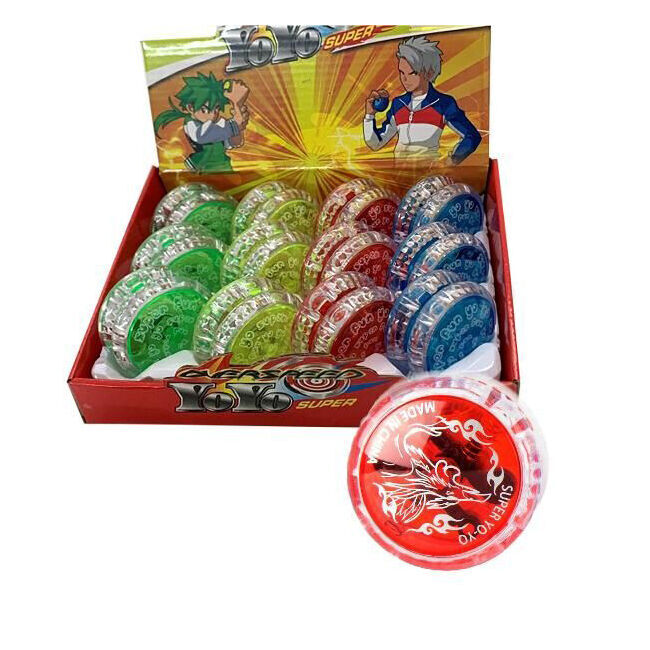 6PK Classic Iconic Beginner Yoyo Kids Toy Round Assorted