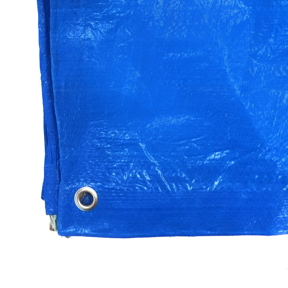 Waterproof 7.2 x 5.4m Tarpaulin Blue