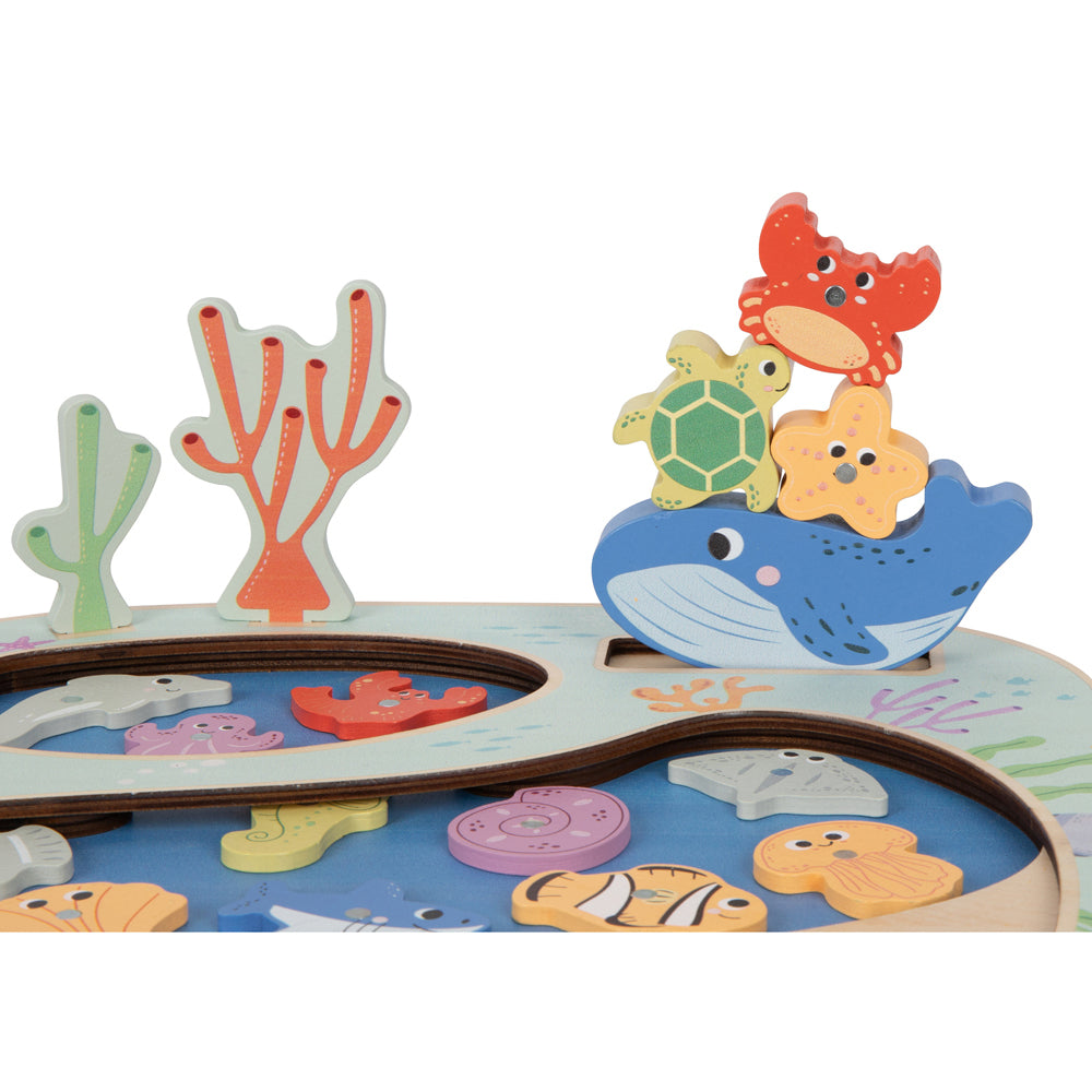 Tooky Toy Rockpool Fishing & Balance Game Kids/Childrens Toy 3y+