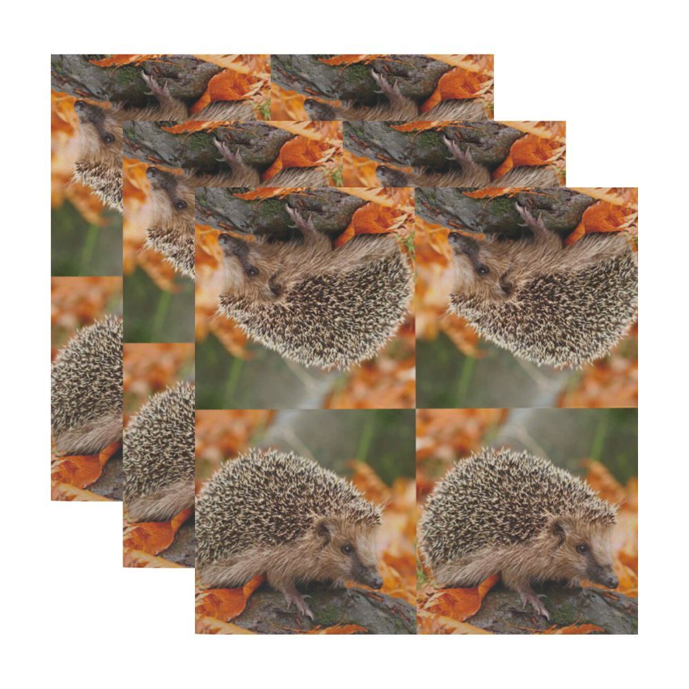 3x  20pc Esschert Design 3-Ply Tissue Paper Napkin Hedgehogs Large 33cm