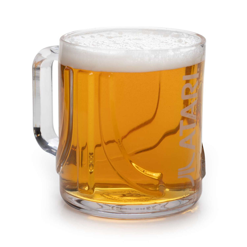 Thumbs Up! Official Atari 3D Beer Drinking Glass 600ml