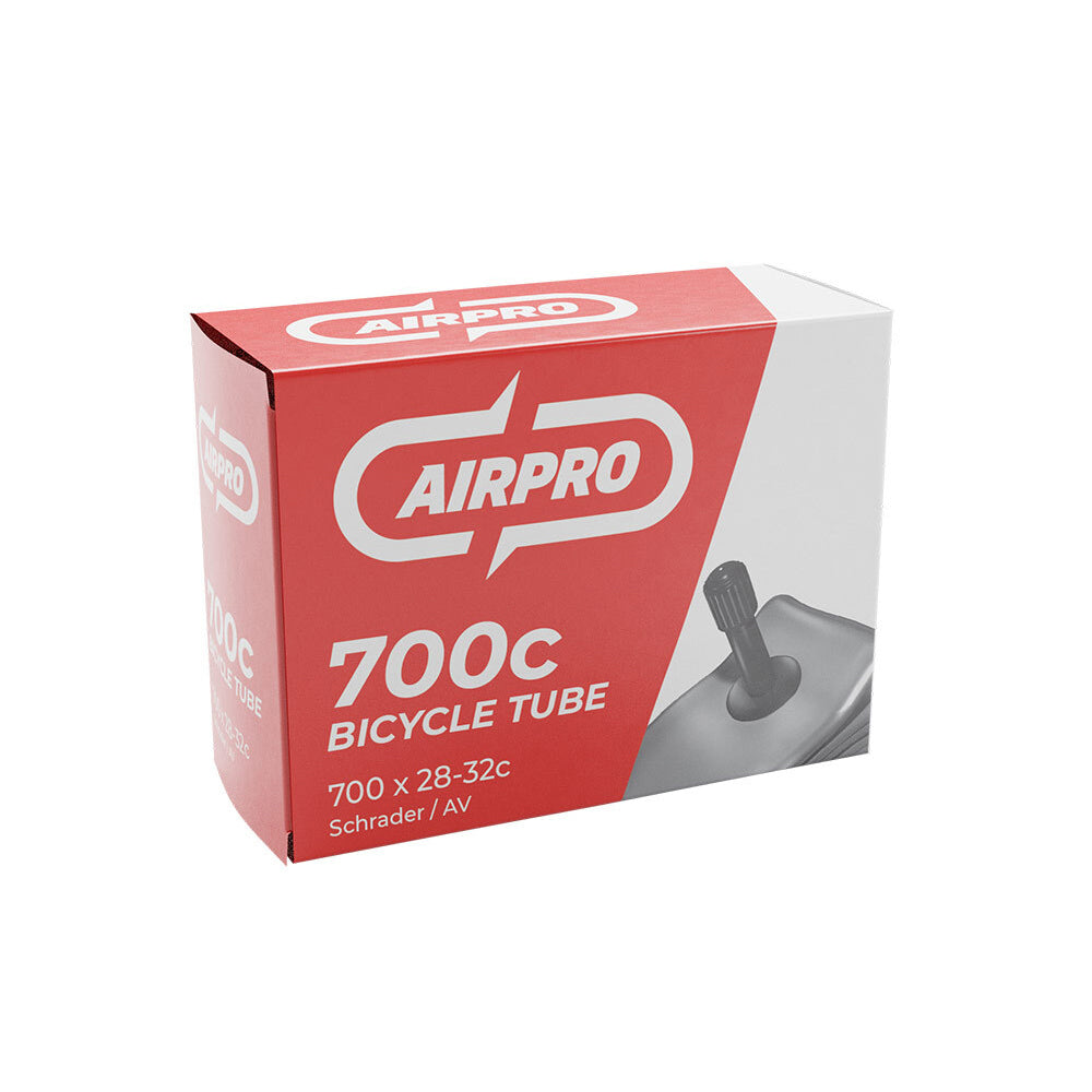 3PK AirPro Bicycle Inner Tube w/ Schrader Valve 700x28-32c