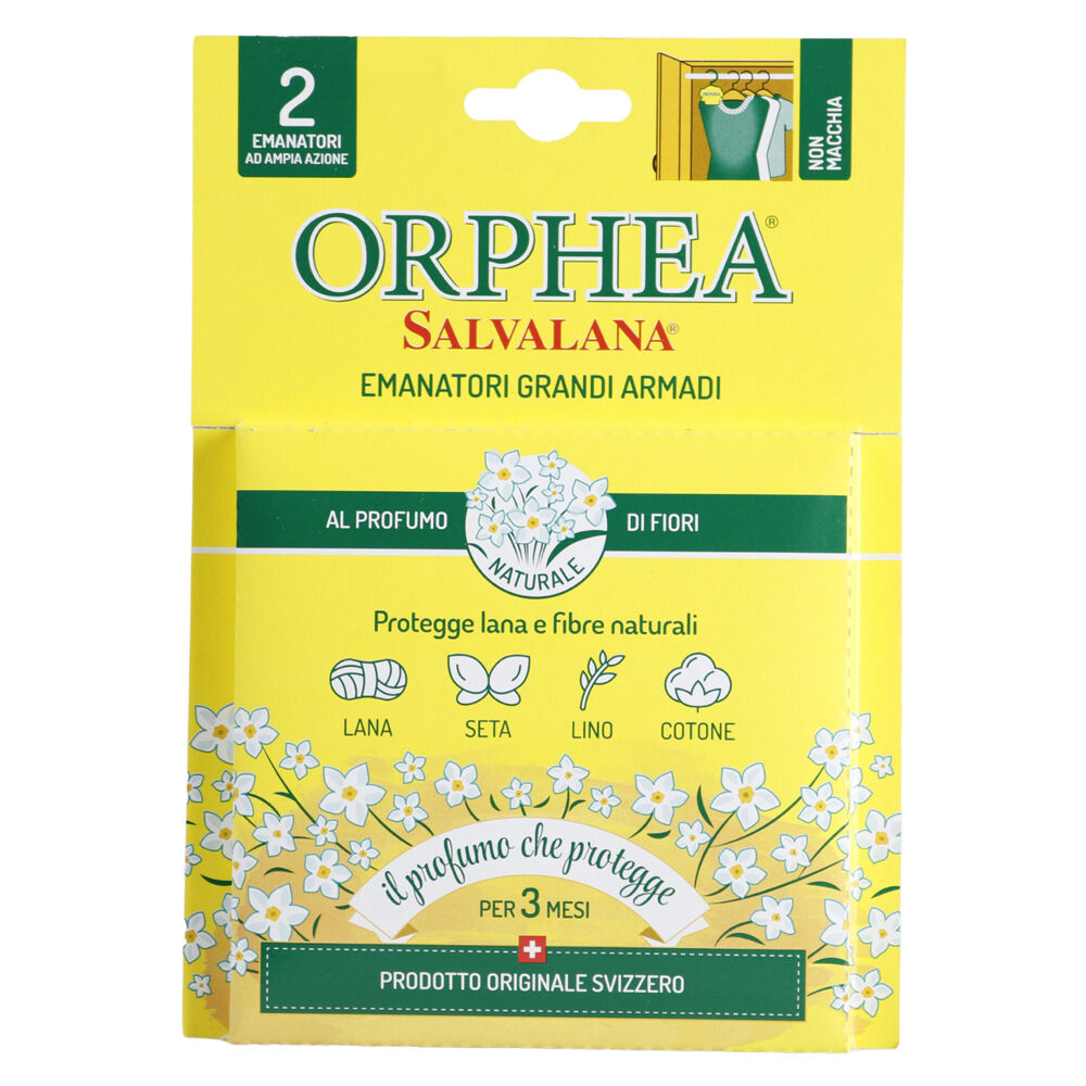 6x 2pc Orphea Clothes Protector Flower Scented Natural Diffuser Closet Hangers
