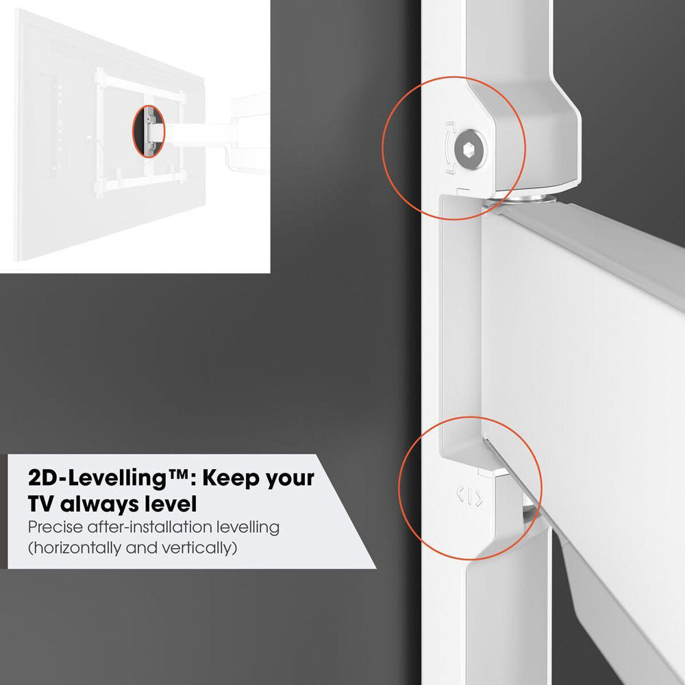 Vogels Elite 5645 Motion+ Wall Mount For 40-77" TV Large - White