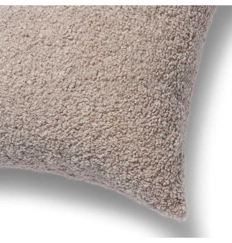 E Style Teddy 50x50cm Cushion Square Pillow - Latte
