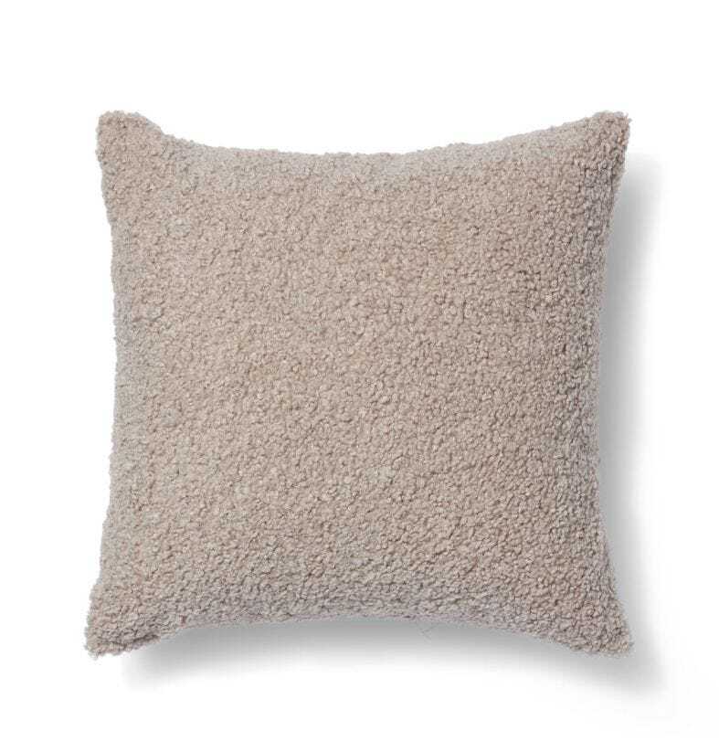 E Style Teddy 50x50cm Cushion Square Pillow - Latte