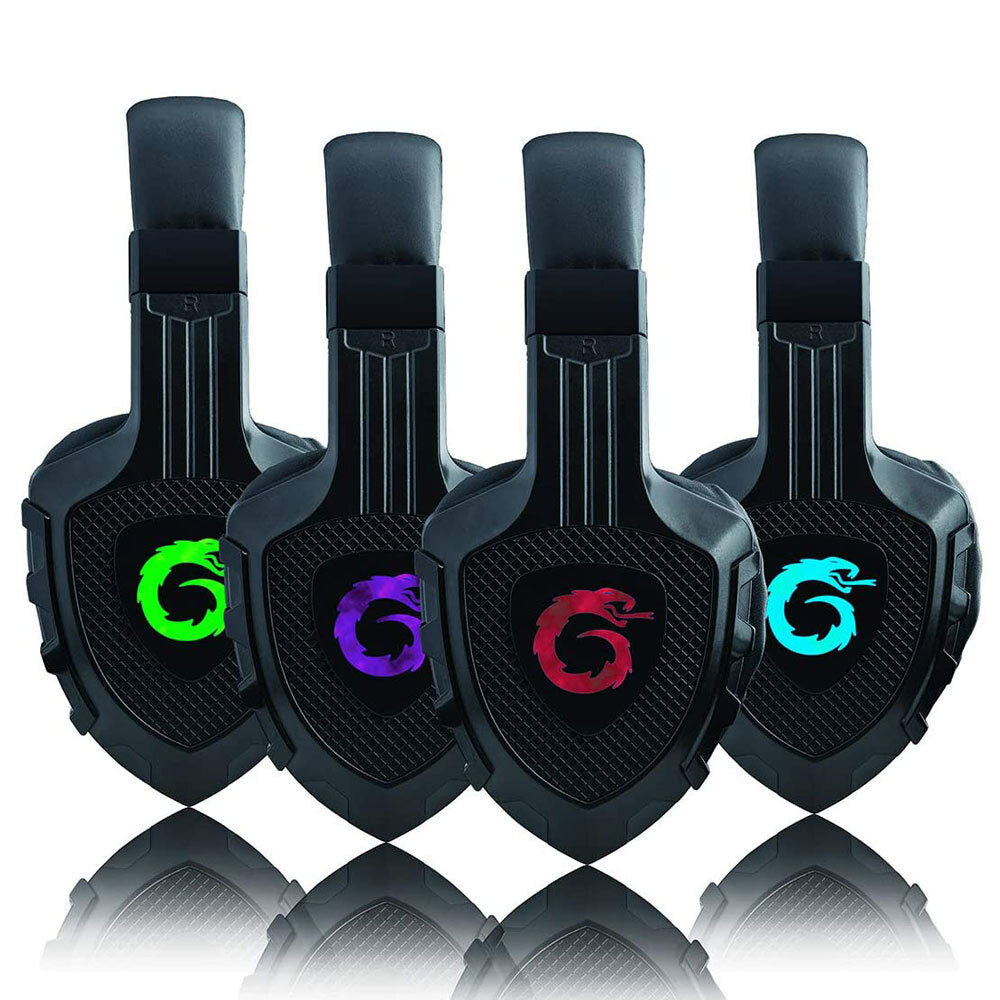 Viper-X Colour Changing Gaming Headphones w/ Console Adapter