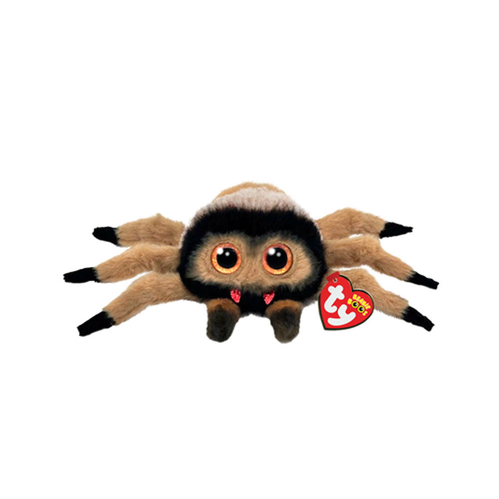 2PK Ty Beanie Boos Godfrey Tan Spider Plush Toy 15.5cm Regular 3y+