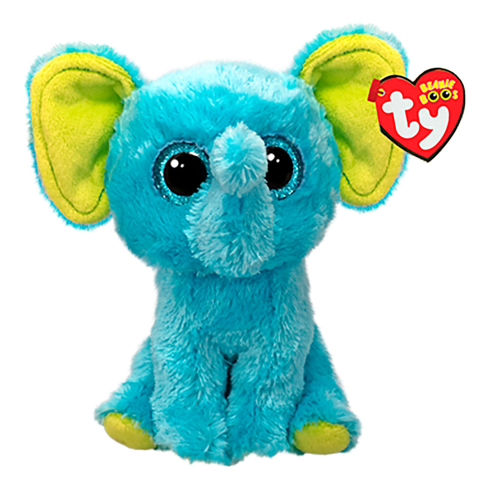 2PK Ty Beanie Boos Trunkles Elephant Blue Plush Toy 15.5cm Regular 3y+