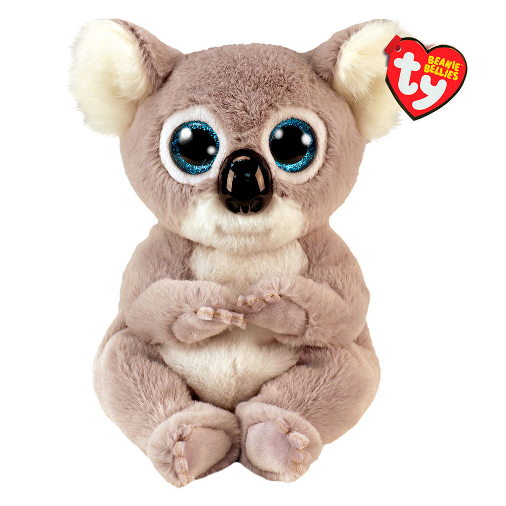 Ty Beanie Bellies Melly Gray Koala Plush Toy 20cm Regular 3y+