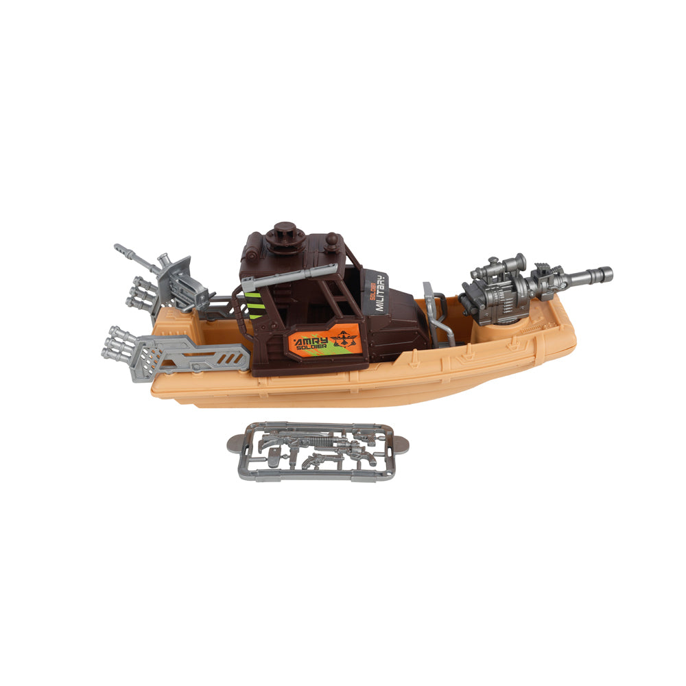 2pc Toylife 30cm Militray Vehicle/Guns w/ Light & Sound Toy Set Kids 3y+