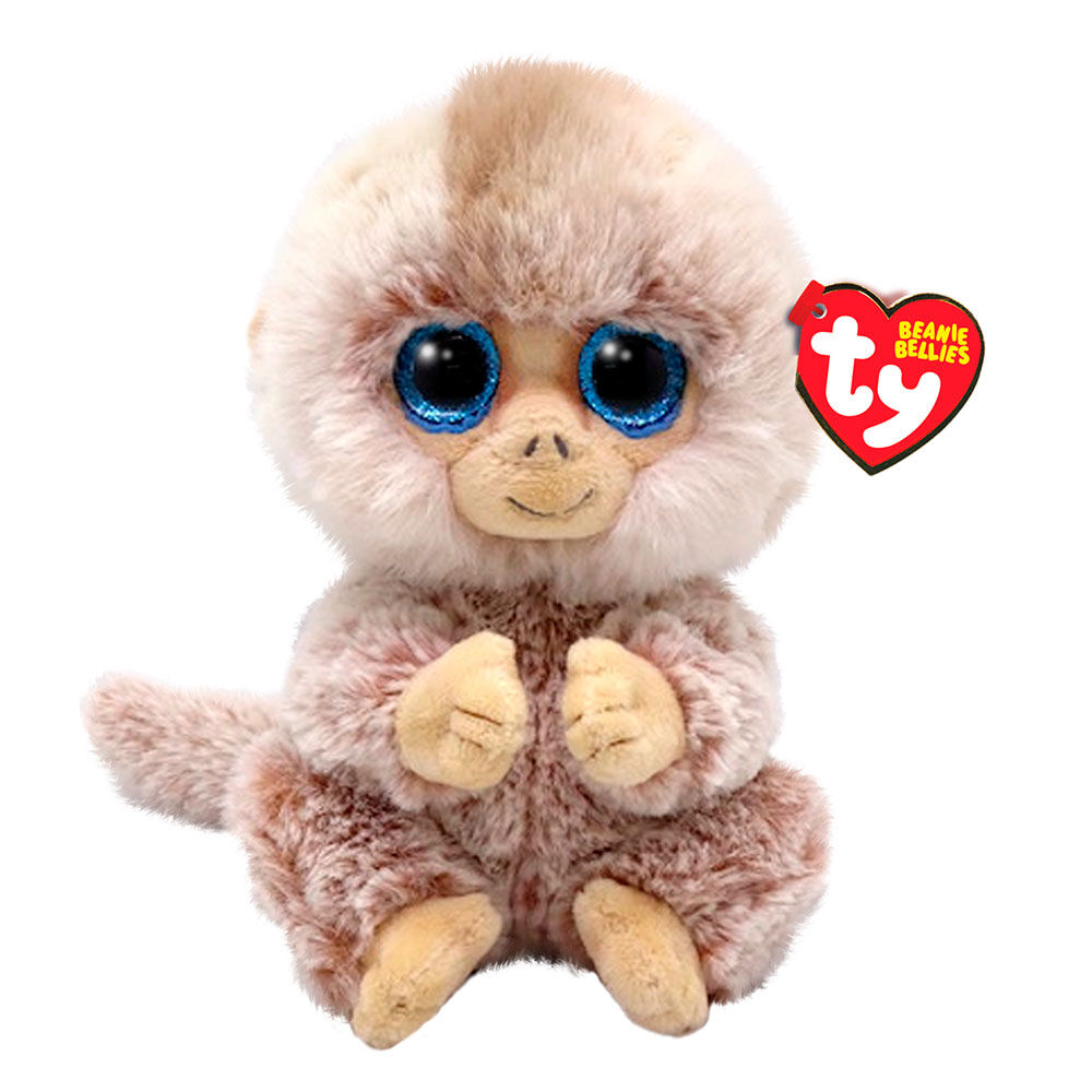 Ty Beanie Bellies Stubby Tan Monkey Plush Toy 20cm Regular 3y+