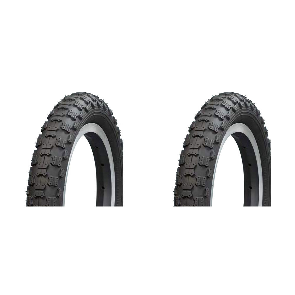 2PK AirPro BMX/Freestyle Bicycle Tyre Replacement 16x2.125'' Black