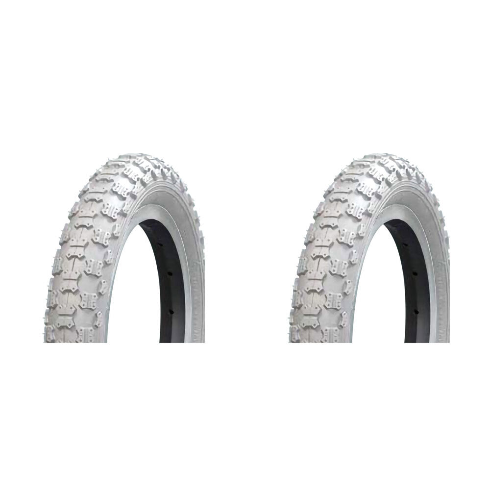 2PK AirPro BMX/Freestyle Bicycle Tyre Replacement 16x2.125'' White