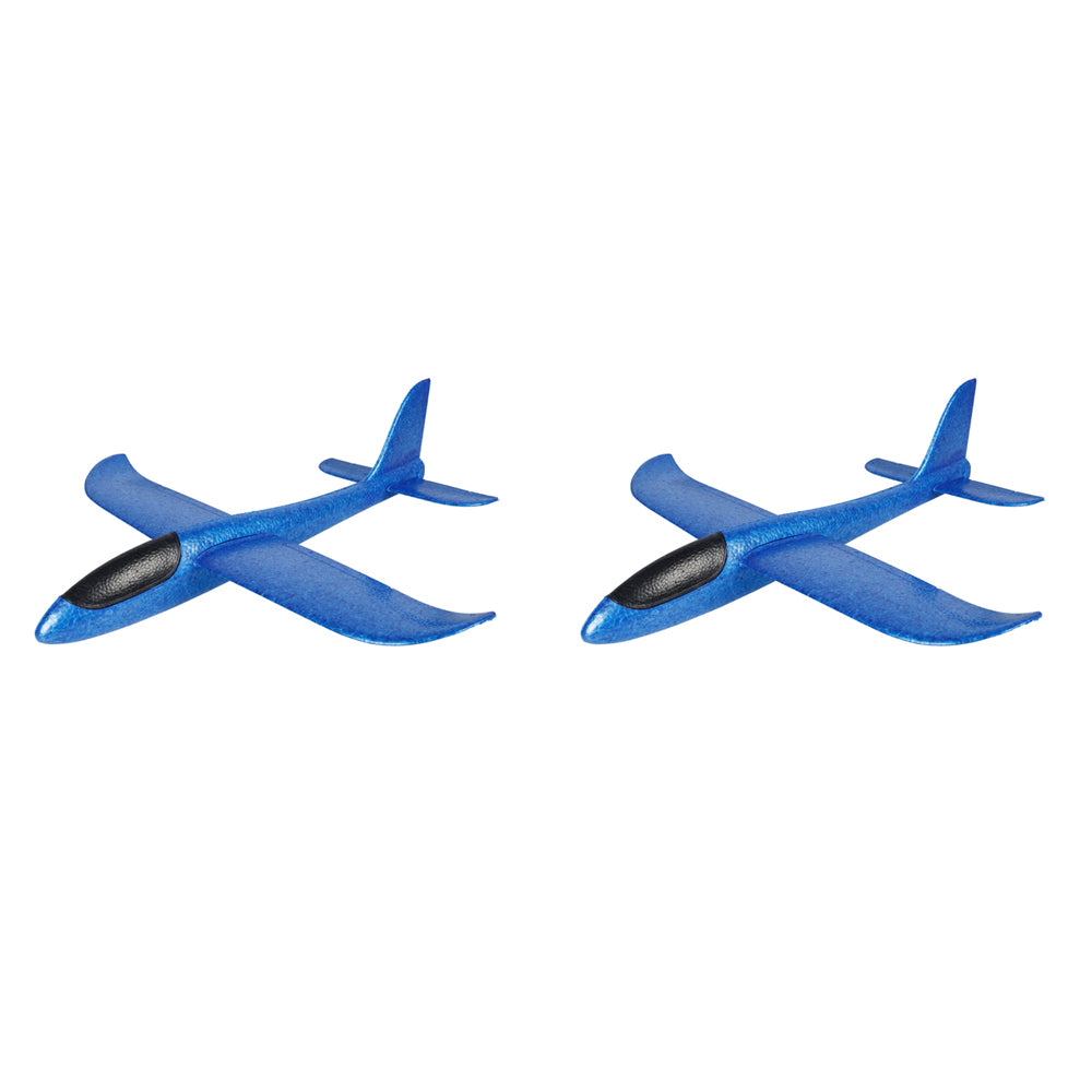 2x Toylife 36x35cm Fly 75m Sky Glider Sling Shot Toy Kids 3y+ Blue
