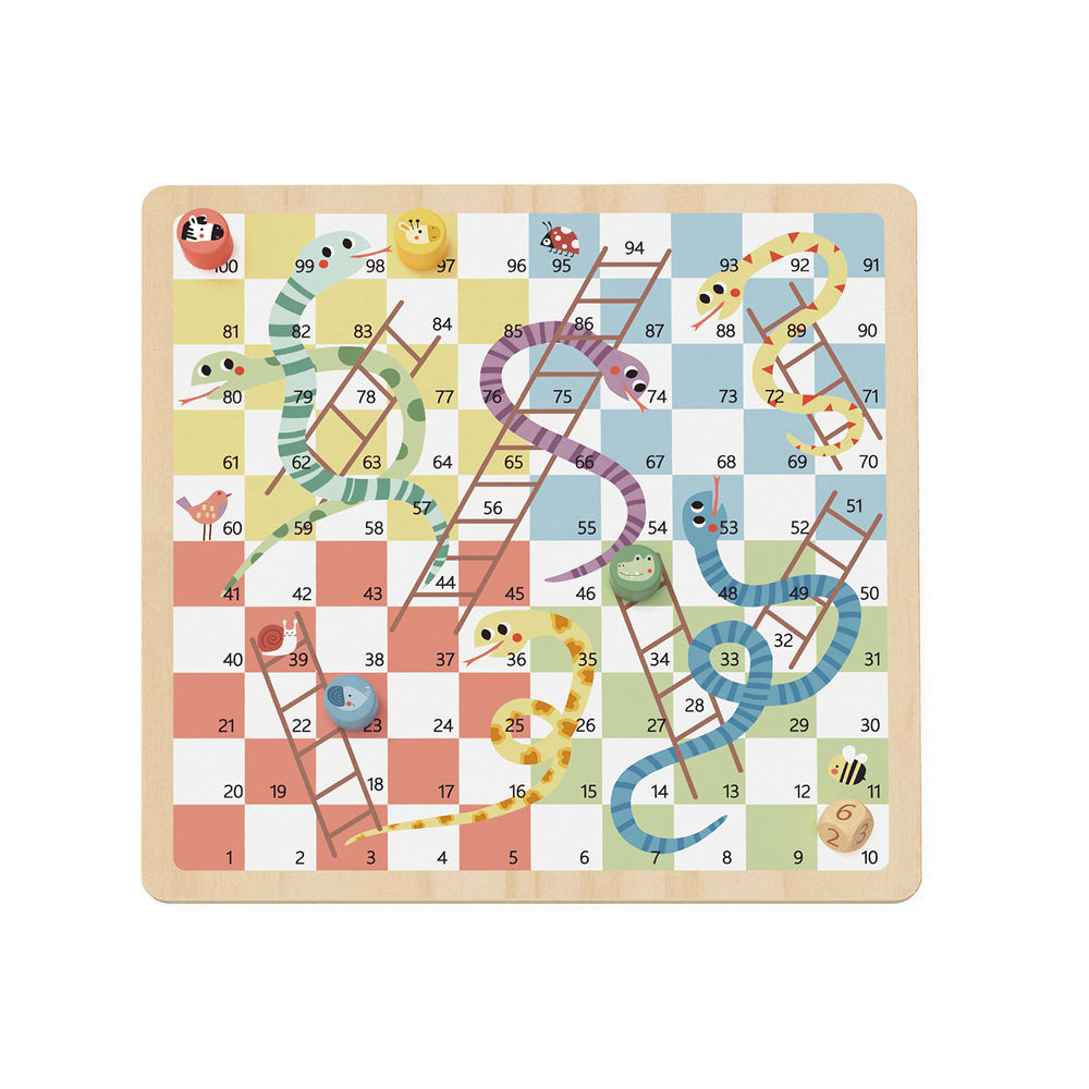 Tooky Toy My Forest Friends 2-in-1 Wooden Board Game Kids 3y+