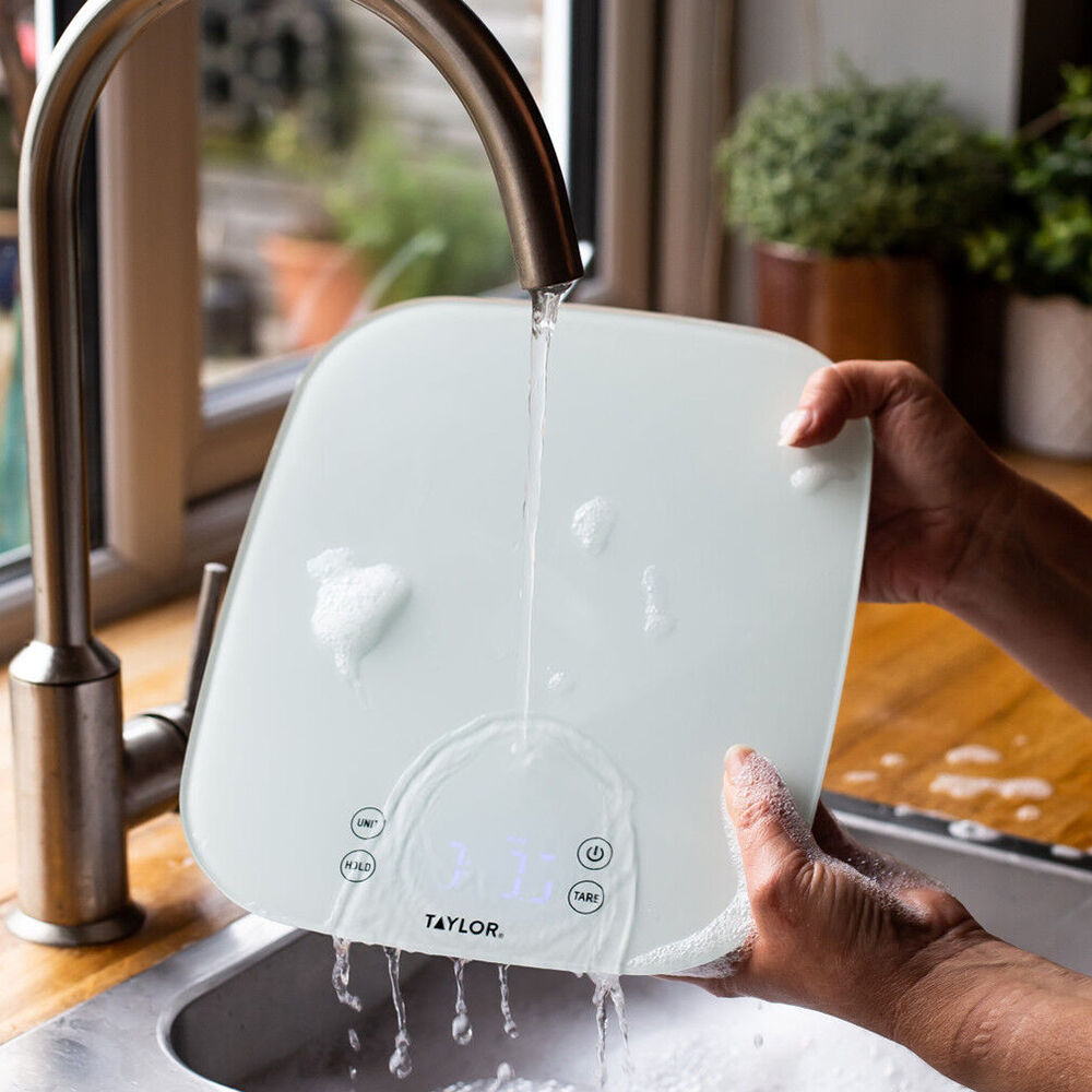 Taylor Pro Glass Waterproof Digital Dual Kitchen Scale 14Kg