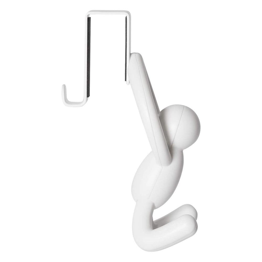 2pc Umbra Buddy Over The Cabinet Door Hook White 6x7.4x13cm