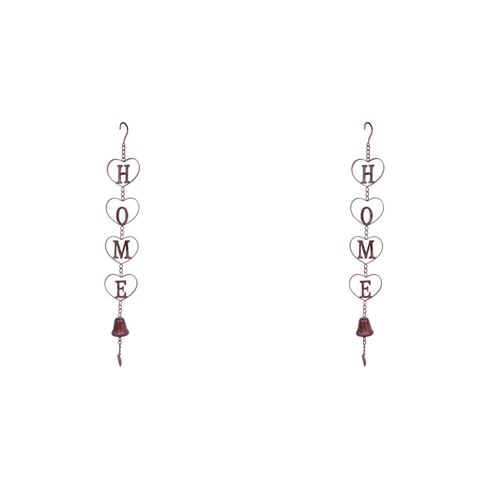 2PK LVD Hanging Bell Metal Wind Chime Home/Garden Decor - Home