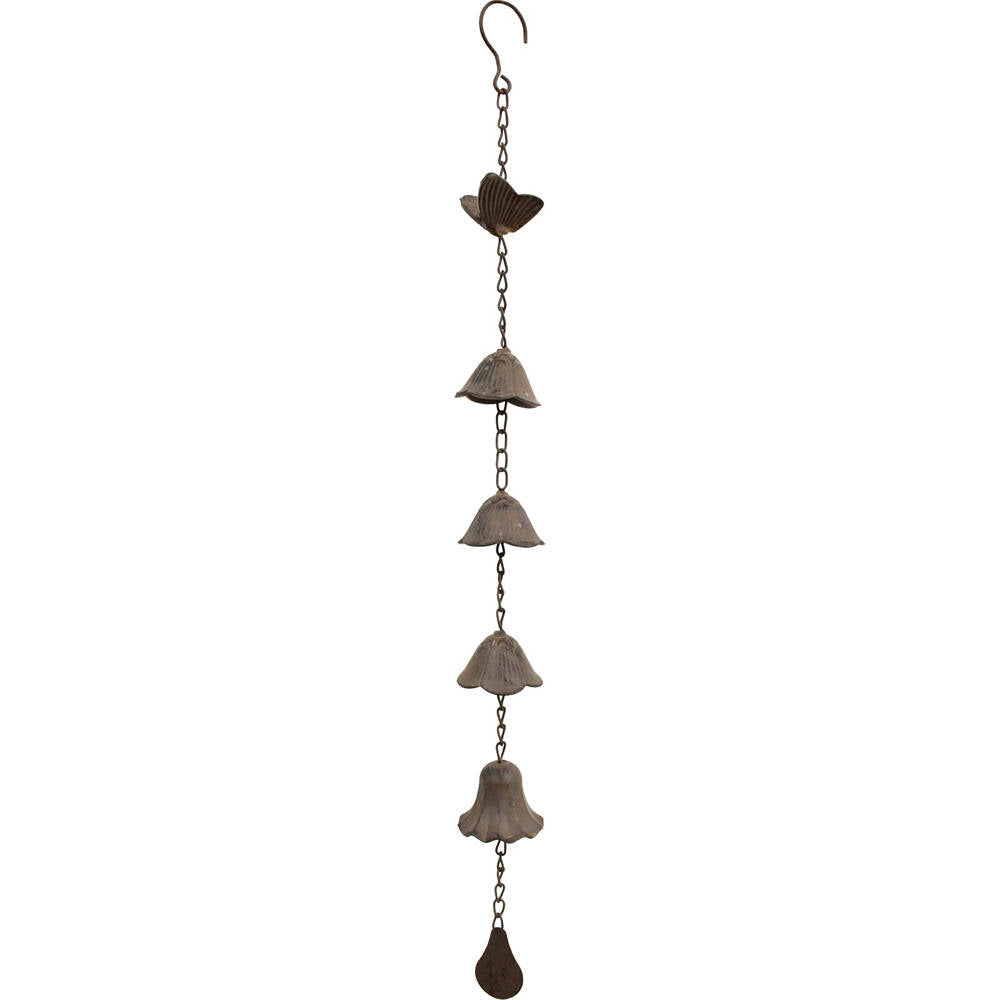 LVD Hanging Bells Metal Wind Chime Home/Garden Decor - Rustic