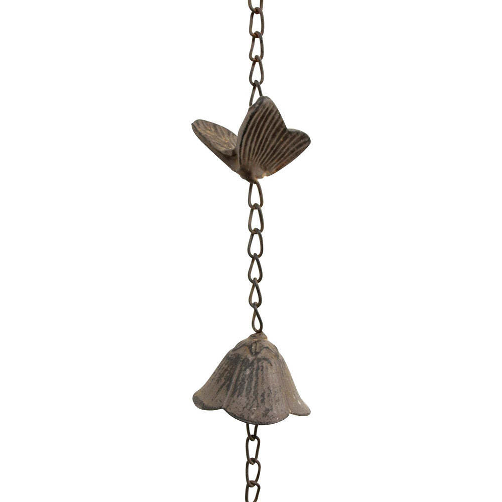 2PK LVD Hanging Bells Metal Wind Chime Home/Garden Decor - Rustic