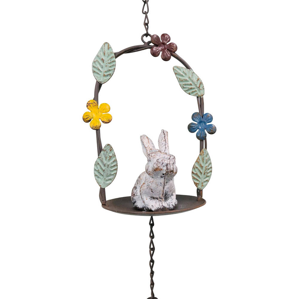 LVD Hanging Bell Metal Wind Chime Home/Garden Decor - Rabbit