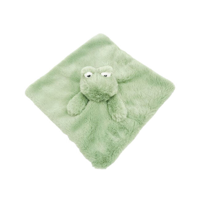 Urban Fritsie Frog Comforter Blanket Plush Baby Soft Toy 25cm Green
