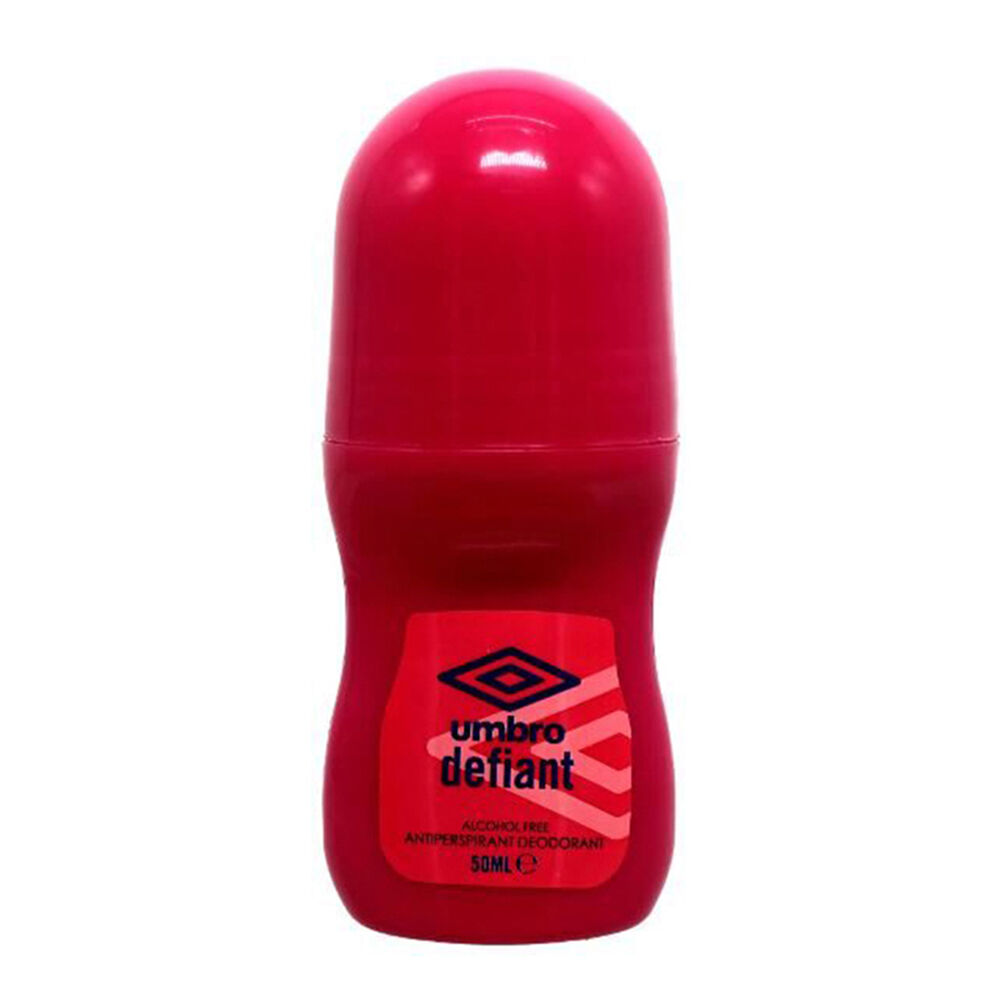 16PK Umbro Men Compact Anti-Perspirant Underarm Roll On Deodorant 50ml Defiant