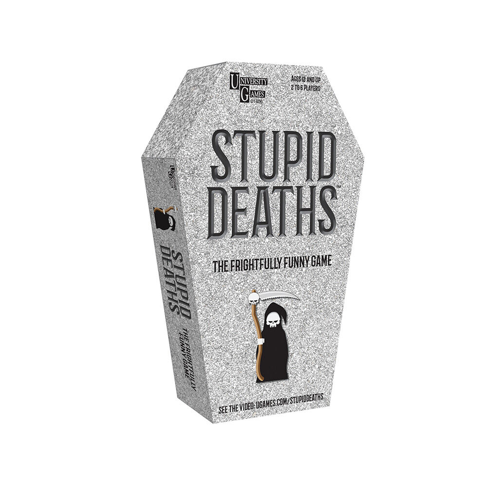 Scholastic Stupid Deaths Tin Playing Card Game 2-4 Players 12Y+