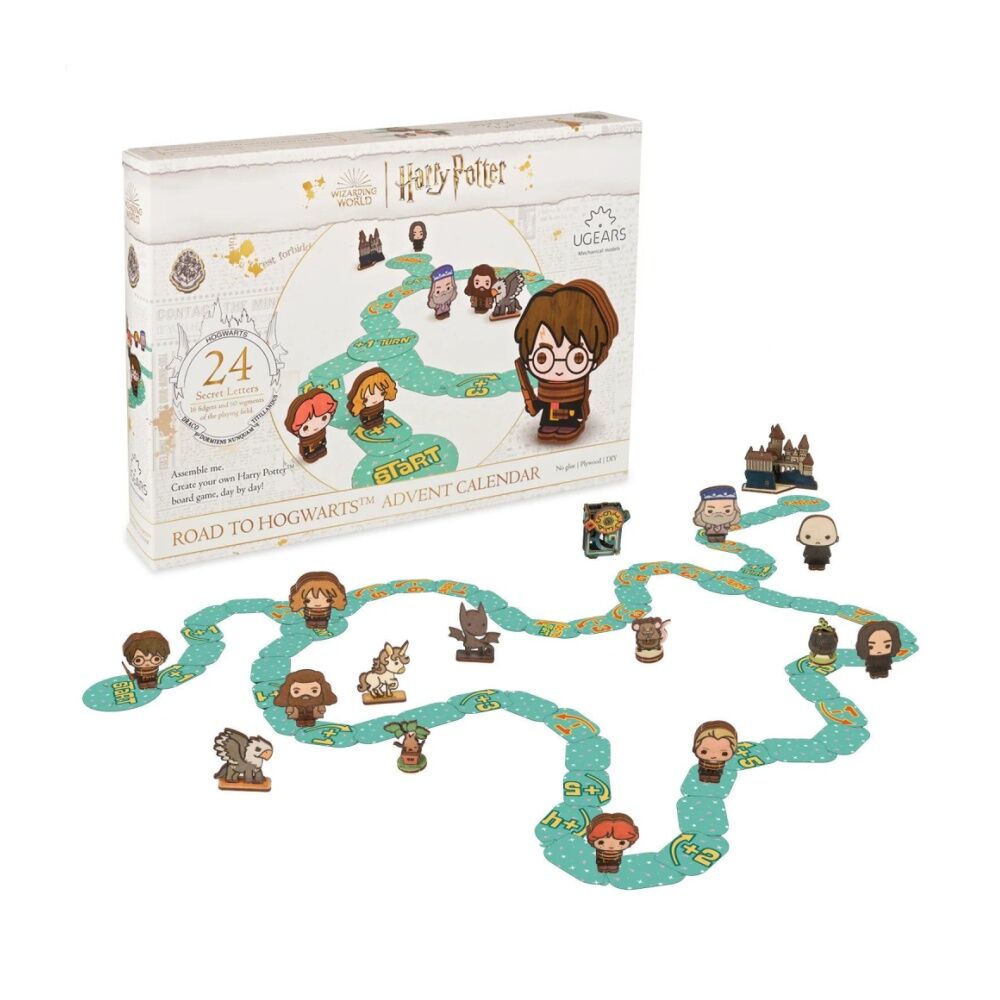 UGears Road To Hogwarts Advent Calendar Harry Potter Board Game 104pc 8y+