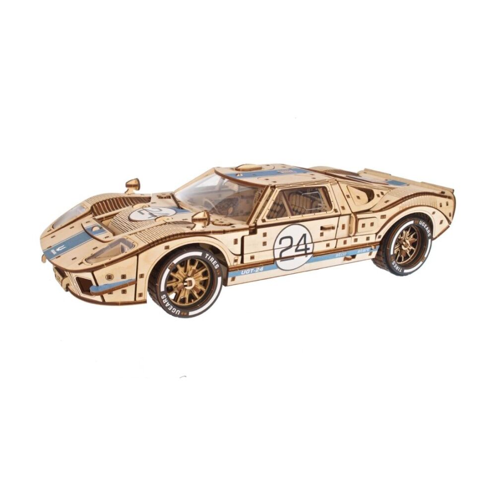 UGears UGT-24 Endurance Racecar Model Wooden 3D Puzzle w/Motor 970pc 14y+