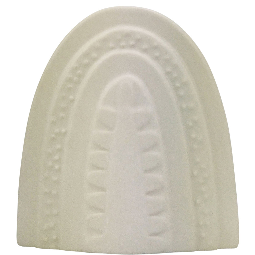 2x Urban Addie Rainbow 15cm Ceramic Planter Pot Medium - White