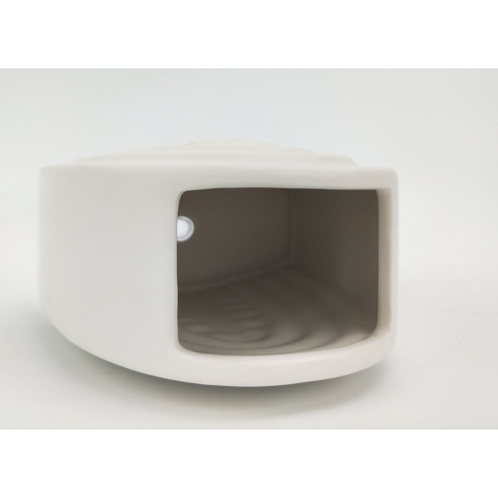 2x Urban Addie Rainbow 15cm Ceramic Planter Pot Medium - White