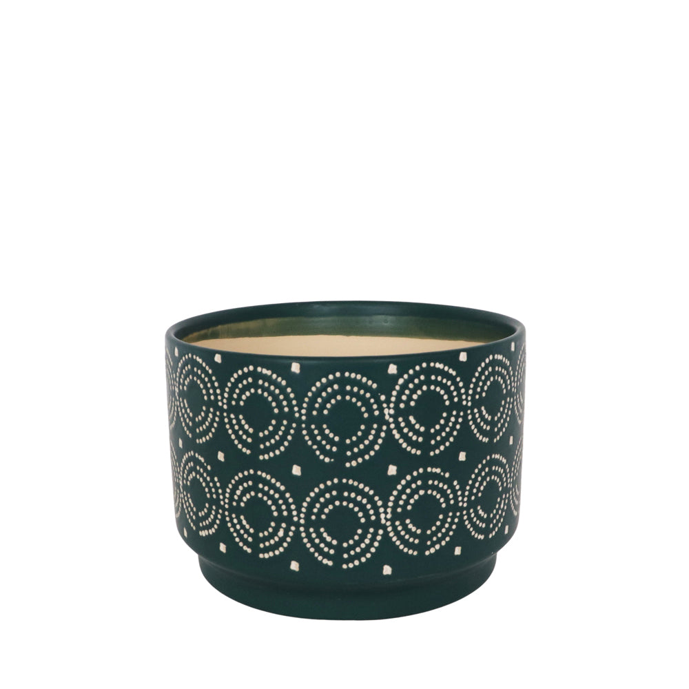 2x Urban Laurie 19cm Ceramic Planter Pot Large - Blue