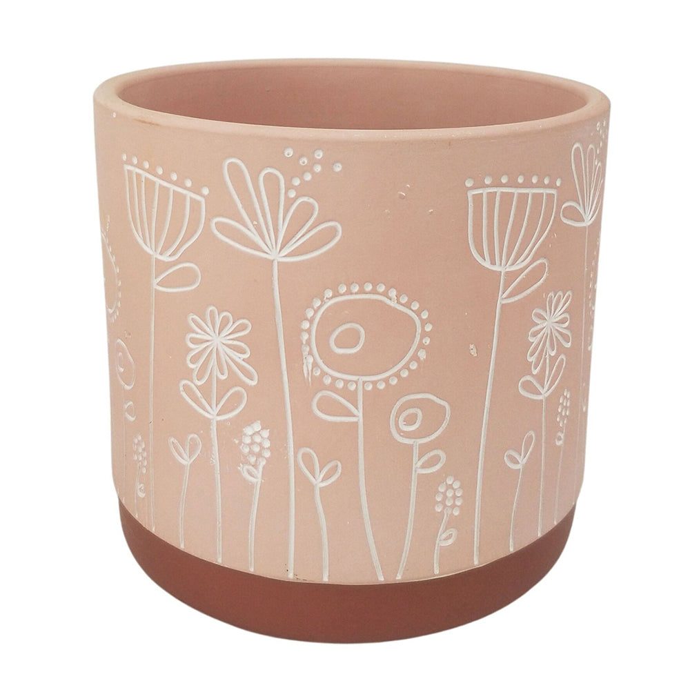 2x Urban Bree 14cm Ceramic Planter Flower Pot Medium - Pink