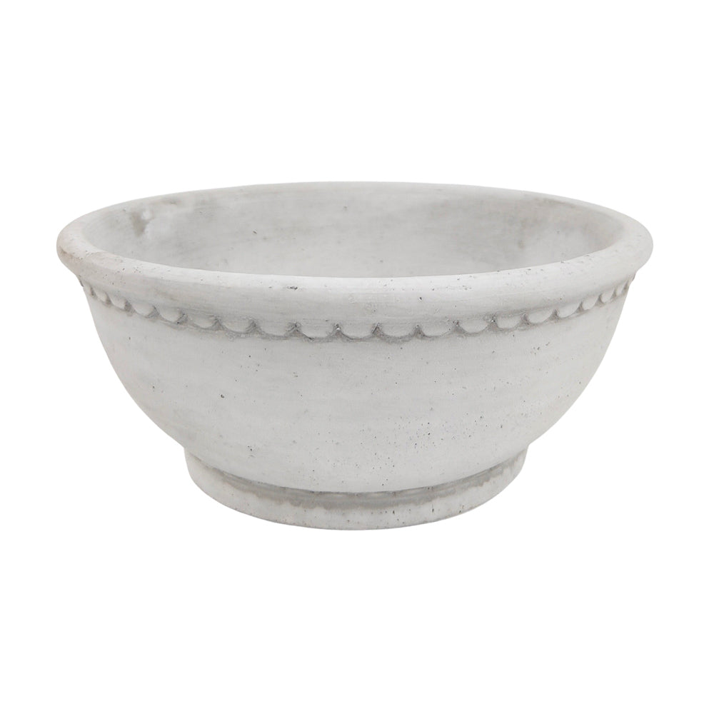 2x Urban Jules H9x21cm Ceramic Planter Pot Medium - White
