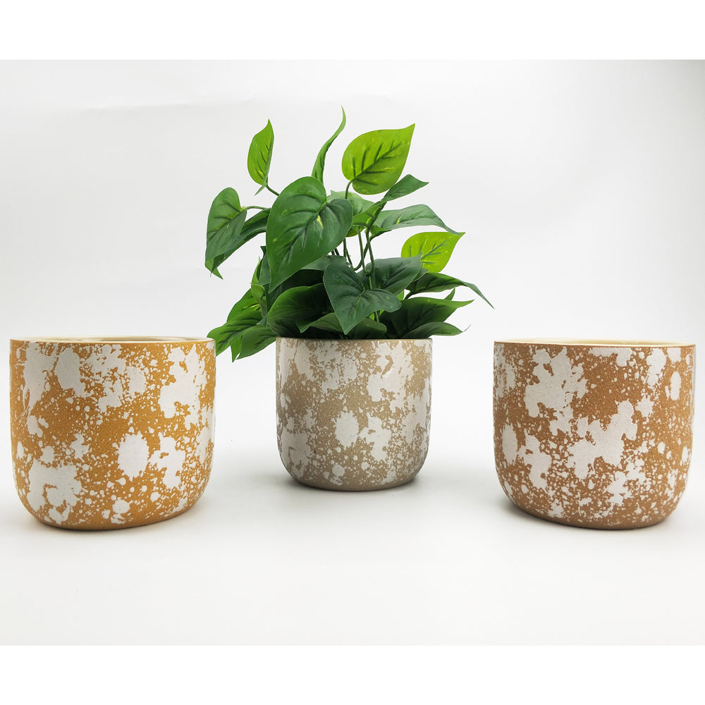 2x Urban Murphy 14cm Ceramic Planter Flower Pot - Terracotta